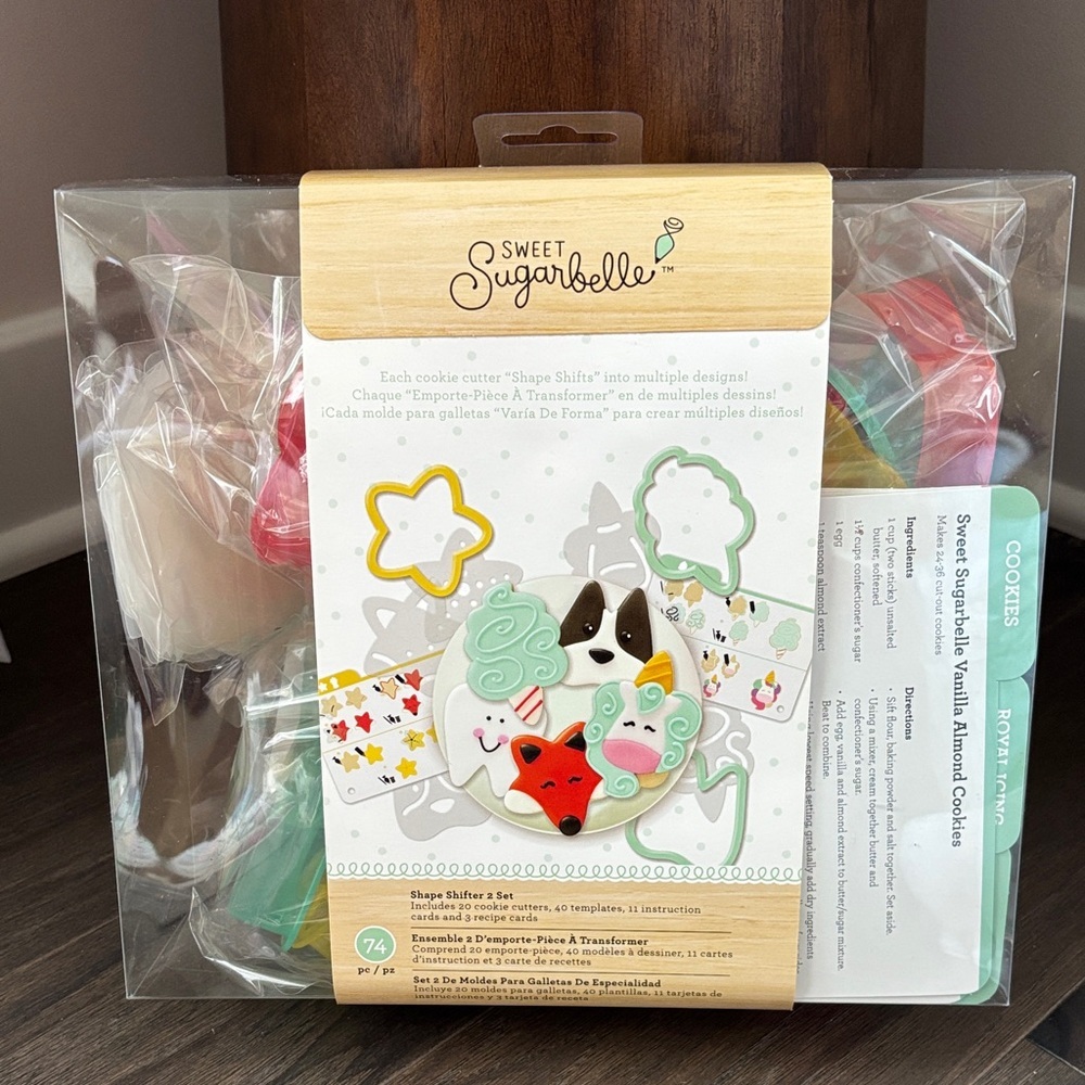 Sweet Sugarbelle 74 piece Shape shifter,20 cookie cutters,templates,instructions